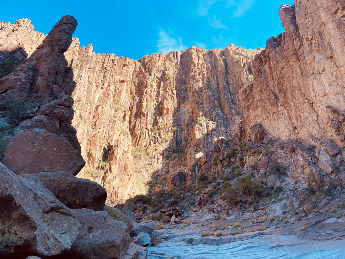 La Barge Box Canyon in the Superstition Wilderness