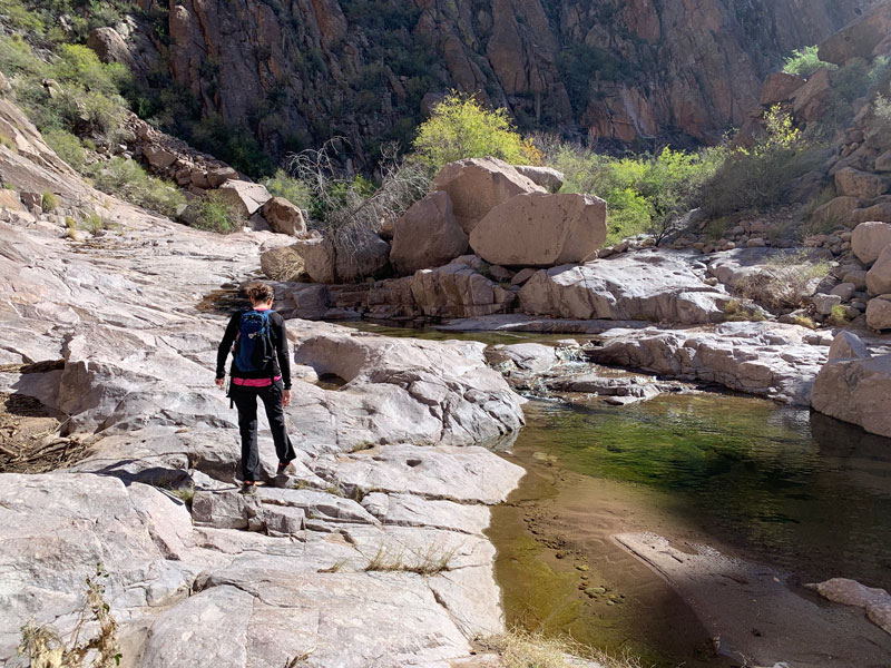 Narrows of La Barge Box Canyon