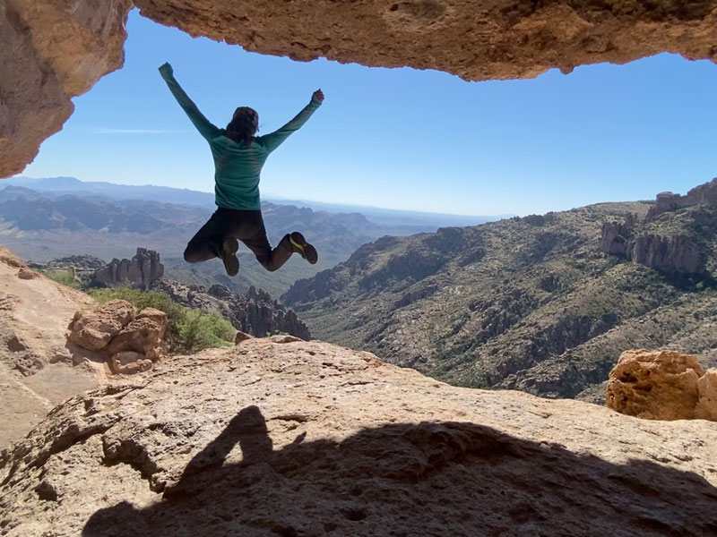 Geronimo Cave along Cave Trail