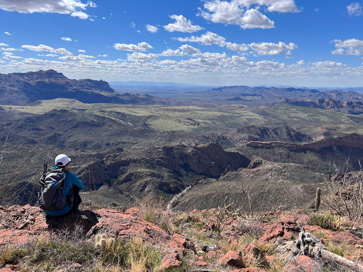 Malapais Mountain in the Superstition Wilderness