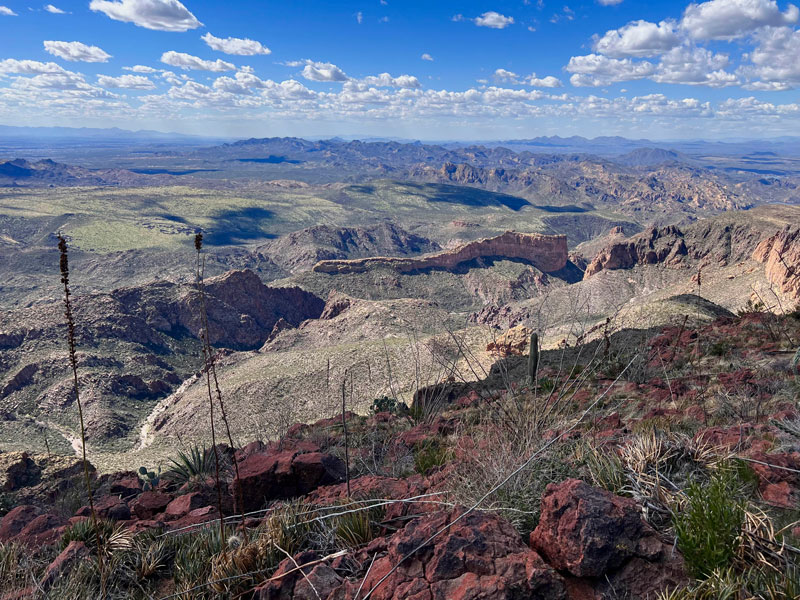 View from the summit of Malapais Mountain