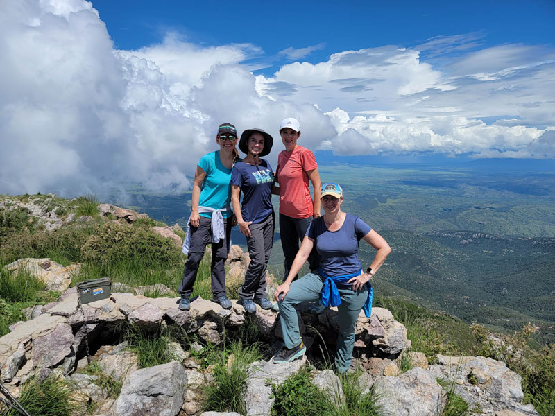 Summit of Mount Wrightson in Arizona