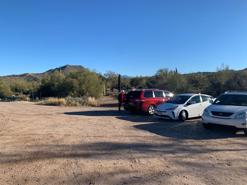 Pass Mountain Trailhead parking lot