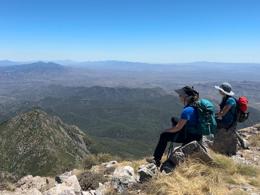 Summit of Mount Wrightson in southern Arizona