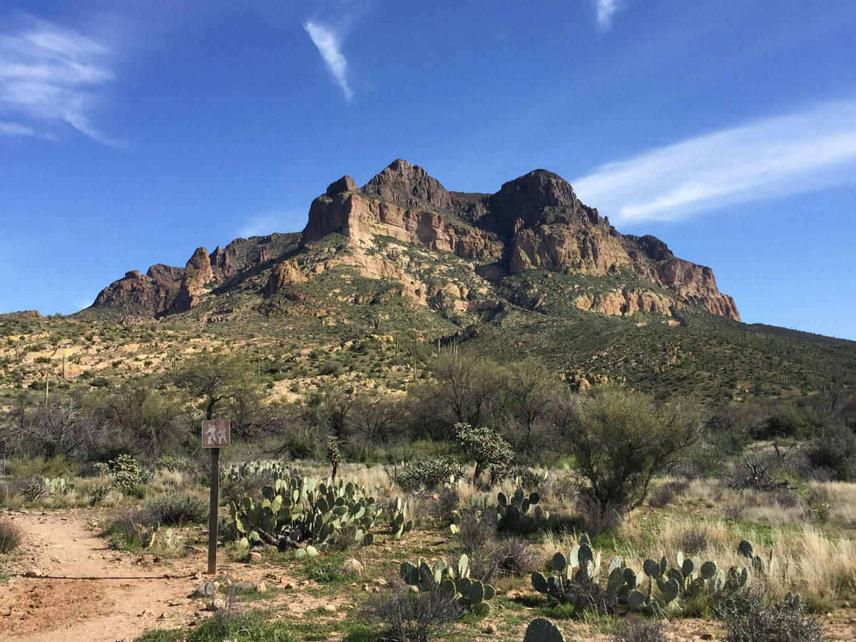 Picketpost Mountain near Superior Arizona in Tonto National Forest