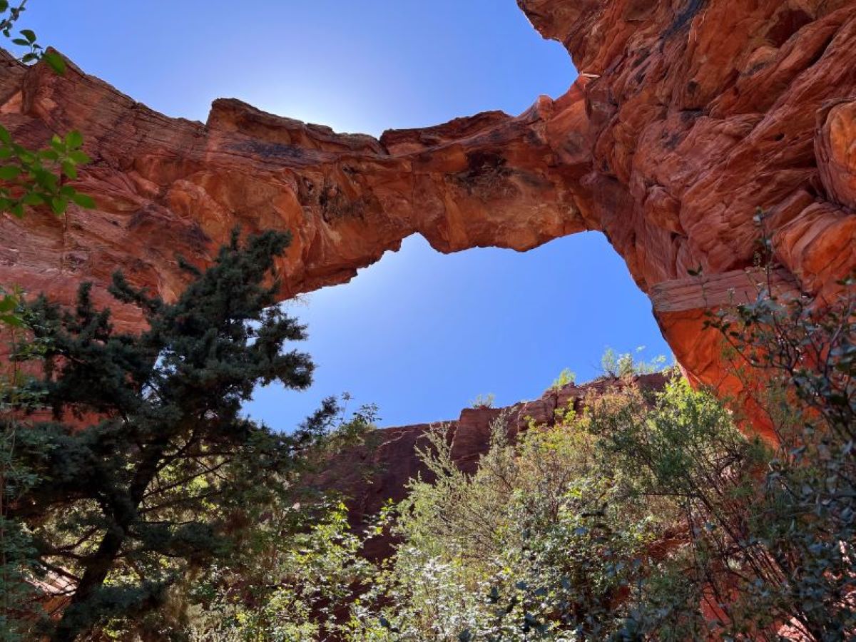 Devils Bridge Sedona bottom view