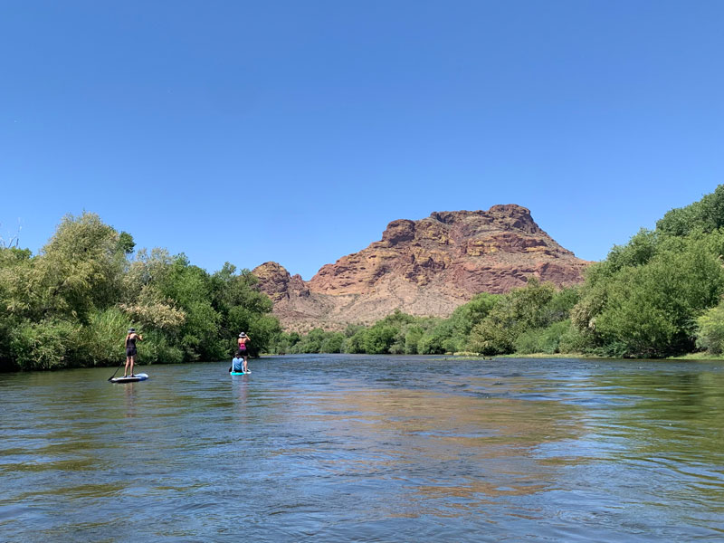 A view of Red Mountain from the Lower Salt River