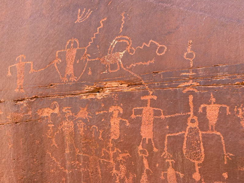 Petroglyphs in Paria Canyon