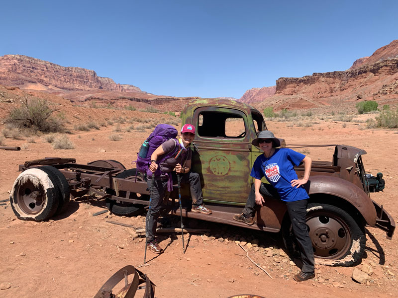 An old truck near Lonely Dell Ranch in Paria Canyon