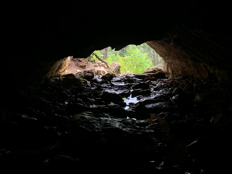 Inside Pivot Spring Cave