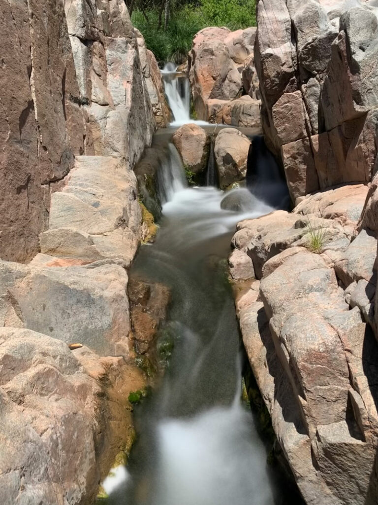 Cascades on the Verde River near Water Wheel Falls