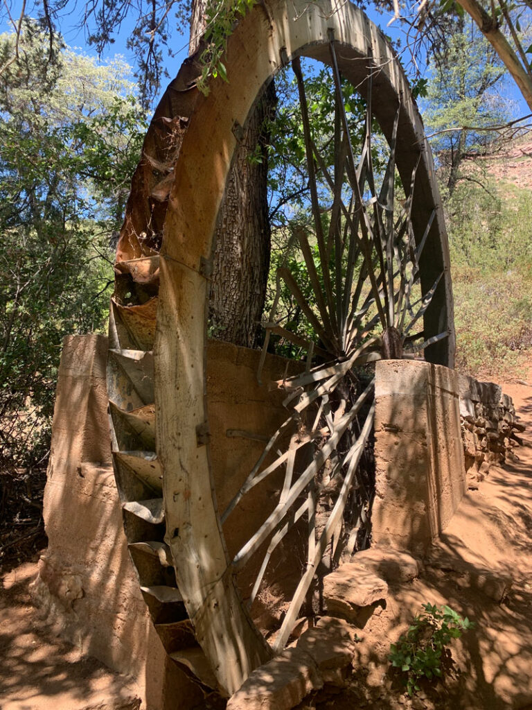 The waterwheel on the Verde River in Payson