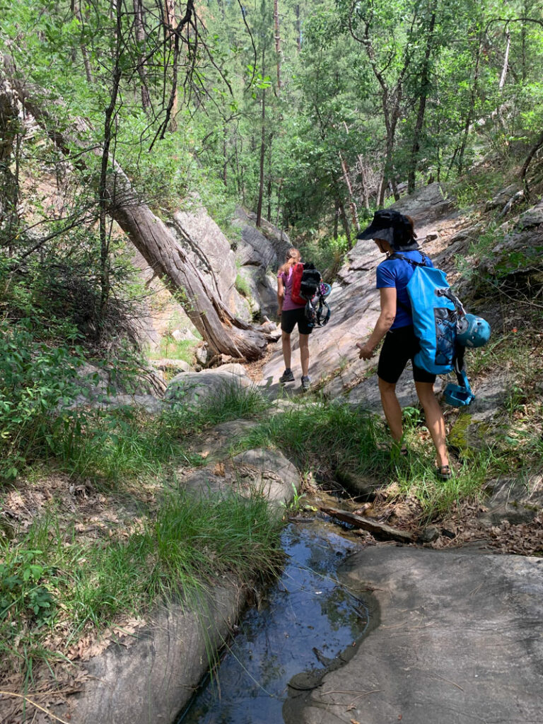 The approach to Bear Canyon