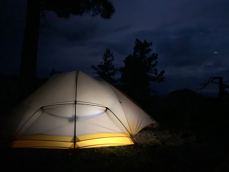 Camping on the Mogollon Rim