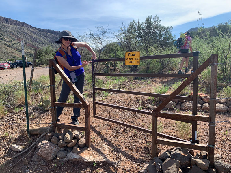 Gate to Long Canyon Trail