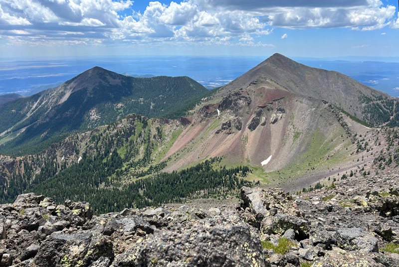 The view from Humphreys Peak Trail