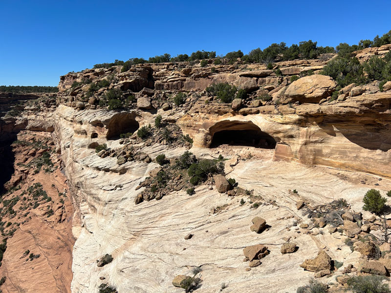 Massacre Cave Overlook Yucca Ruins