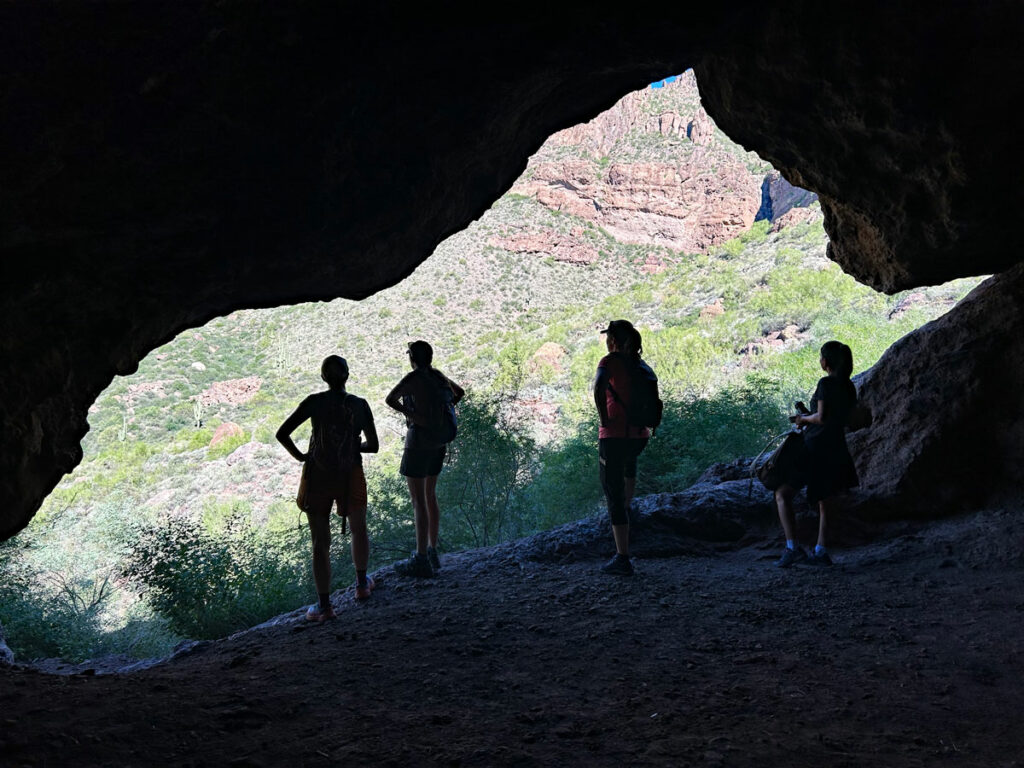 Shaka Cave in the Superstition Wilderness