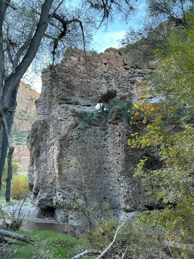 Arch in Aravaipa Canyon
