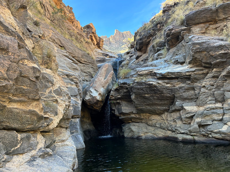 Seven Falls in Tucson, Arizona