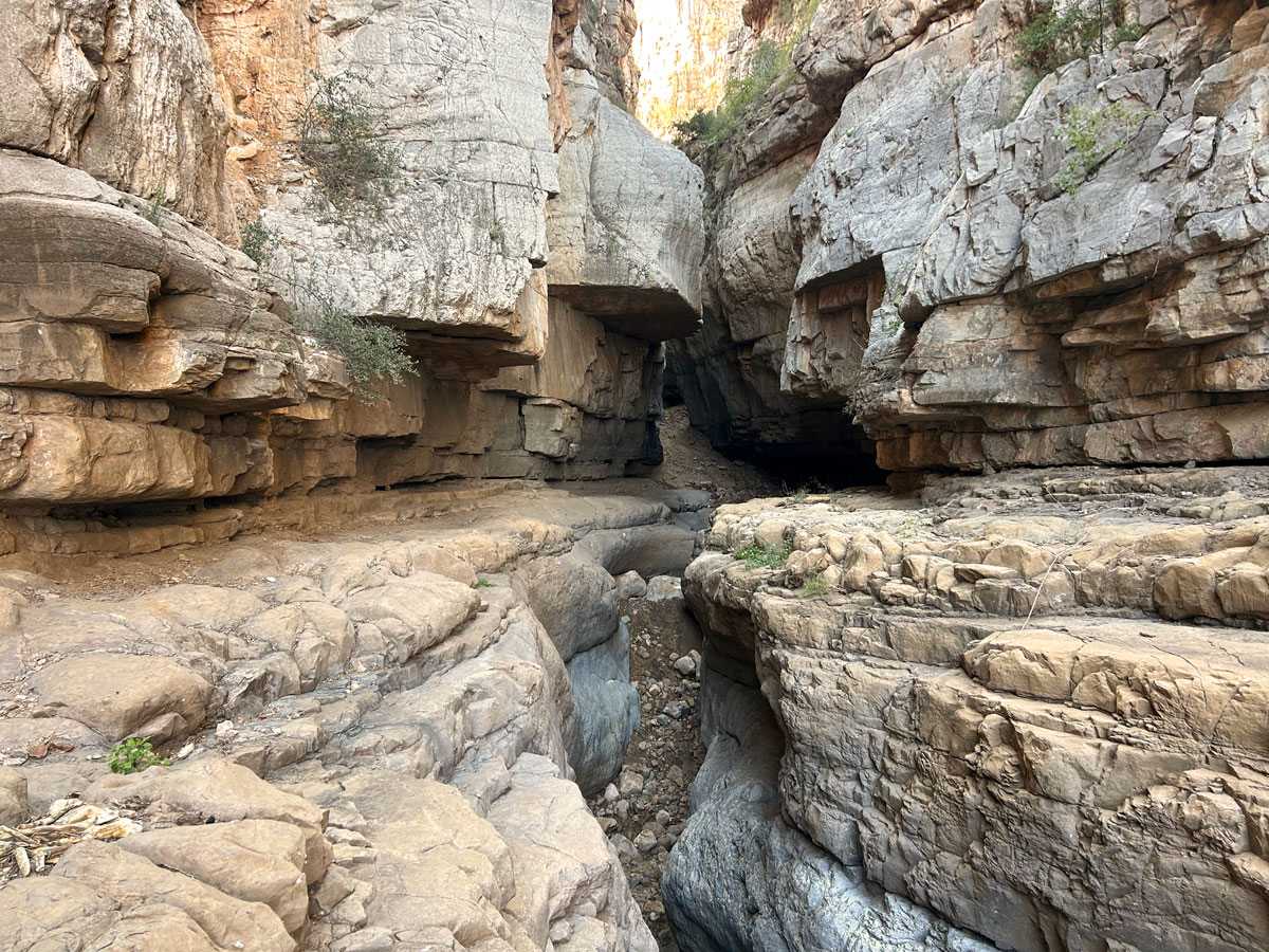 Cool narrows in El Capitan Canyon Arizona