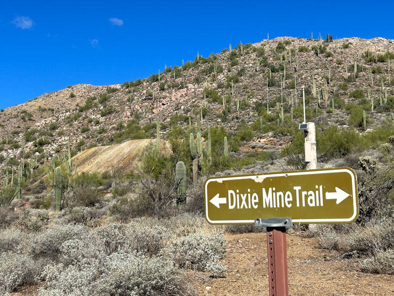 Dixie Mine in the McDowell Mountains