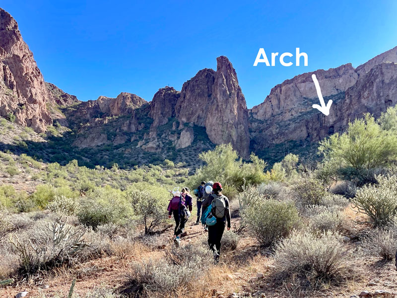 Trail to Sunrise Arch