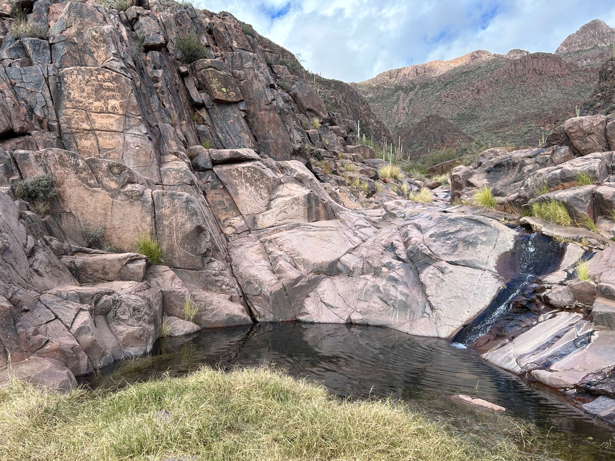 Petroglyphs on Hieroglyphic Trail