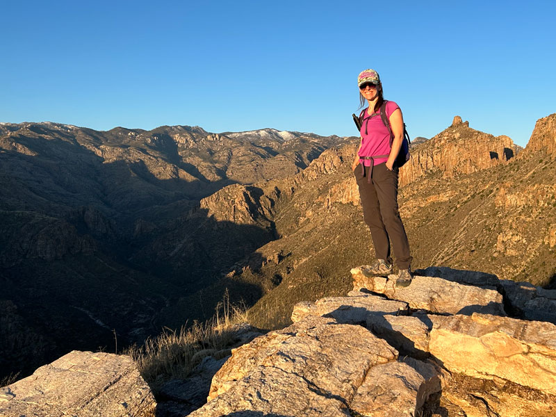 High point on Blackett's Ridge Trail