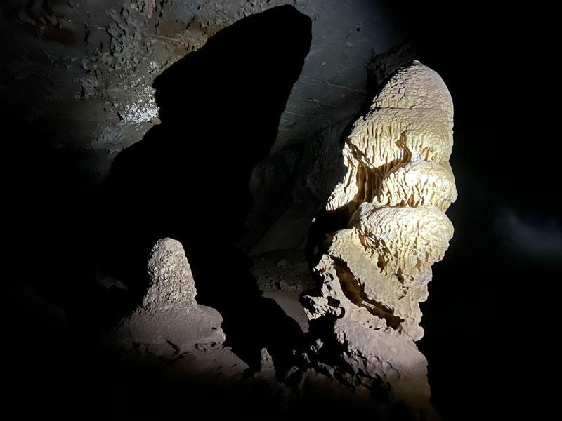Stalagmite in Coronado Cave