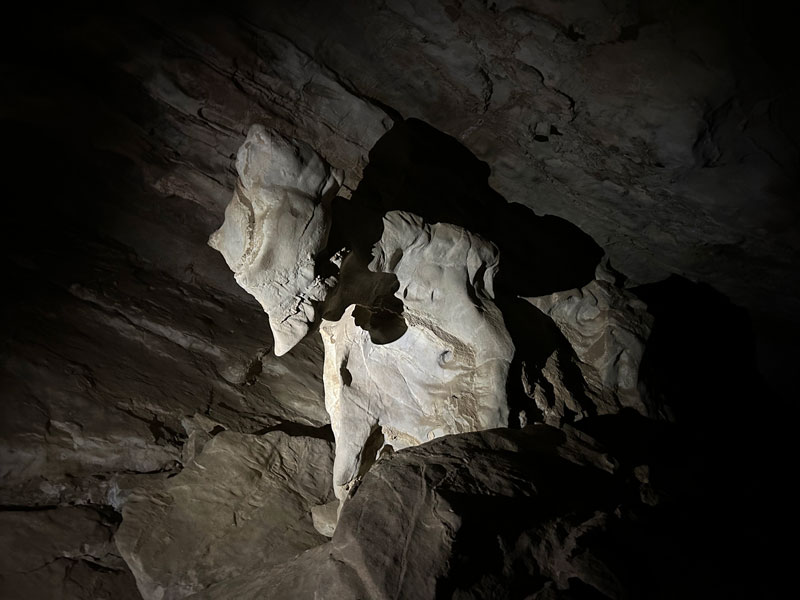 Rock formation in Coronado Cave