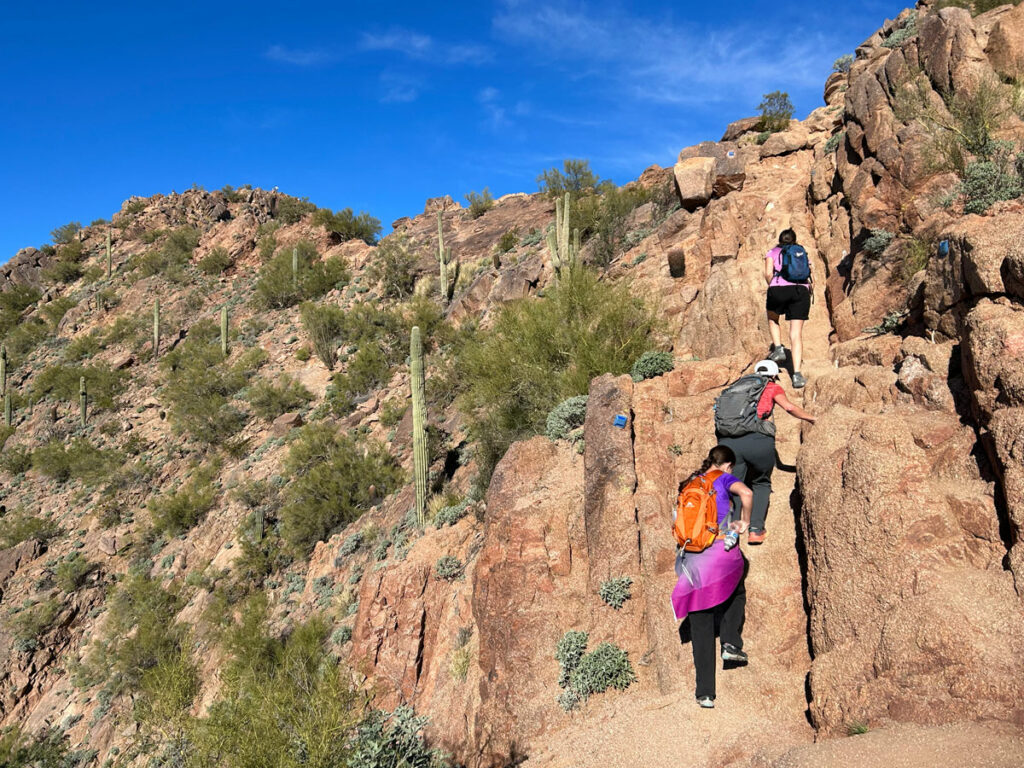 Camelback Mountain, one of the hardest hikes in Phoenix Arizona