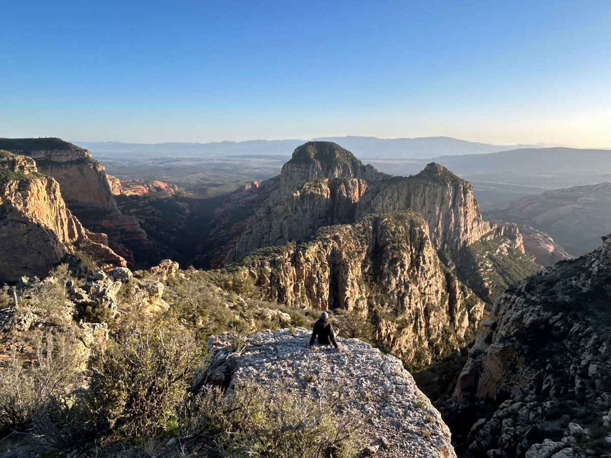 View from Secret Mountain in Sedona