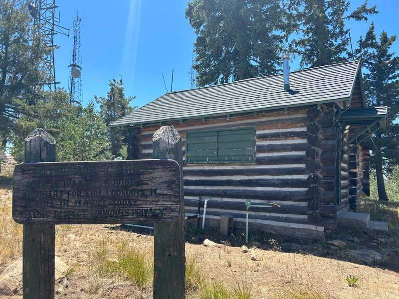 Cabin on Heliograph Peak