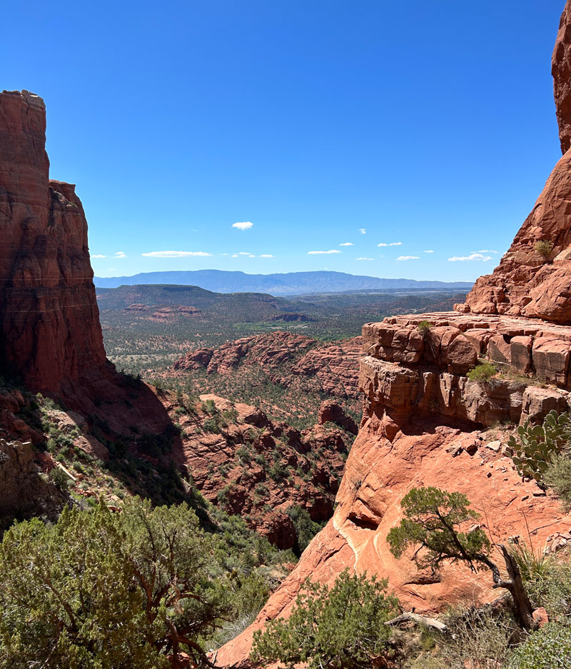 End of trail at Cathedral Rock