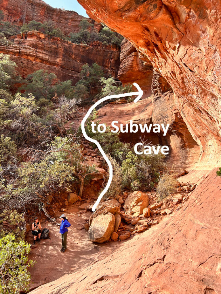 Alternative entrance to the Subway Cave