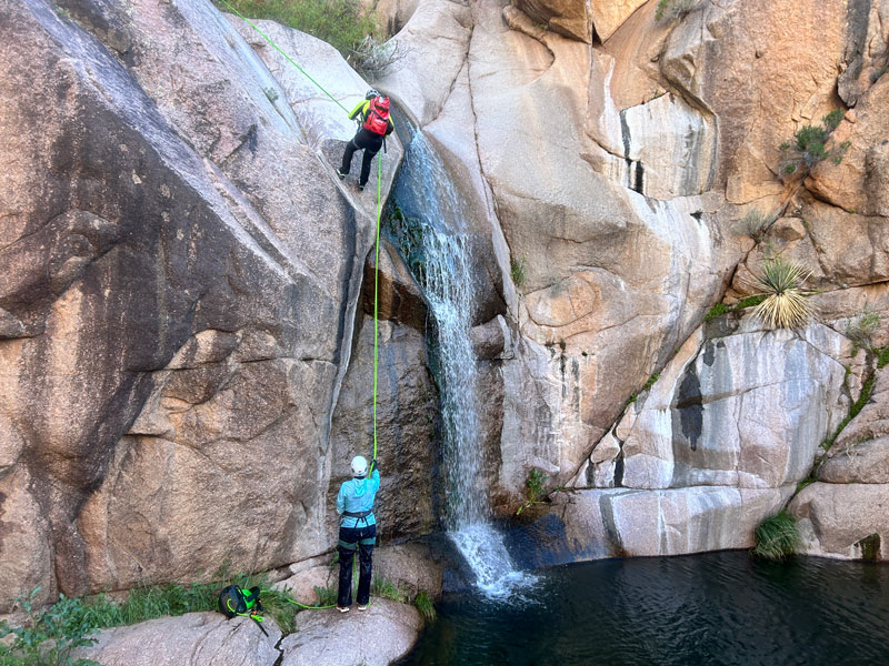 Waterslides Canyon Rappel 7