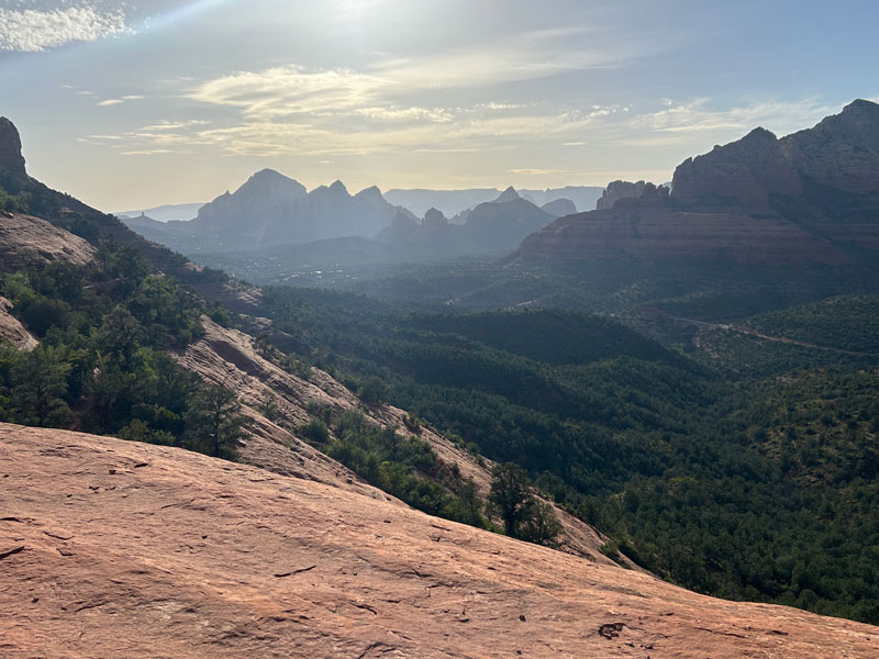 View from the Hangover Trail in Sedona, Arizona