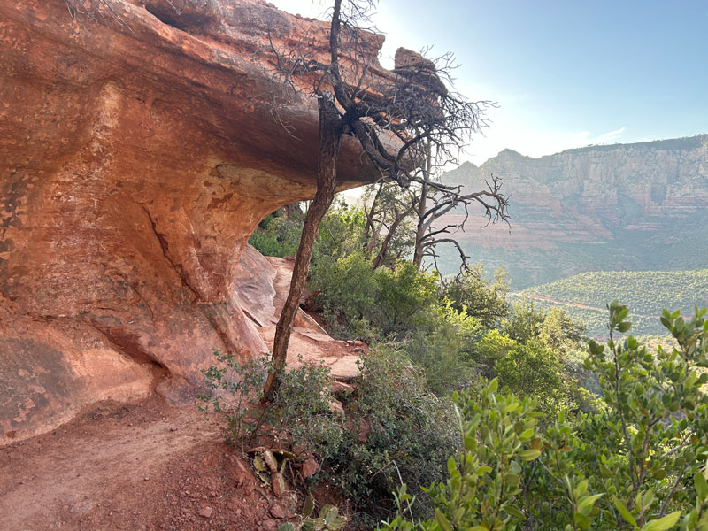 View from the Hangover Trail in Sedona, Arizona