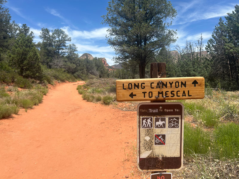 Long Canyon Trail in Sedona, Arizona