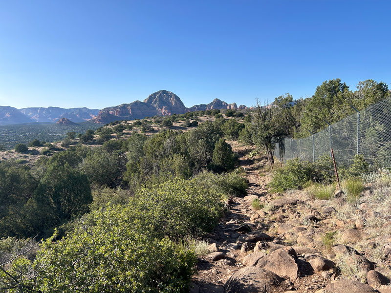 View from Airport Loop Trail in Sedona, Arizona