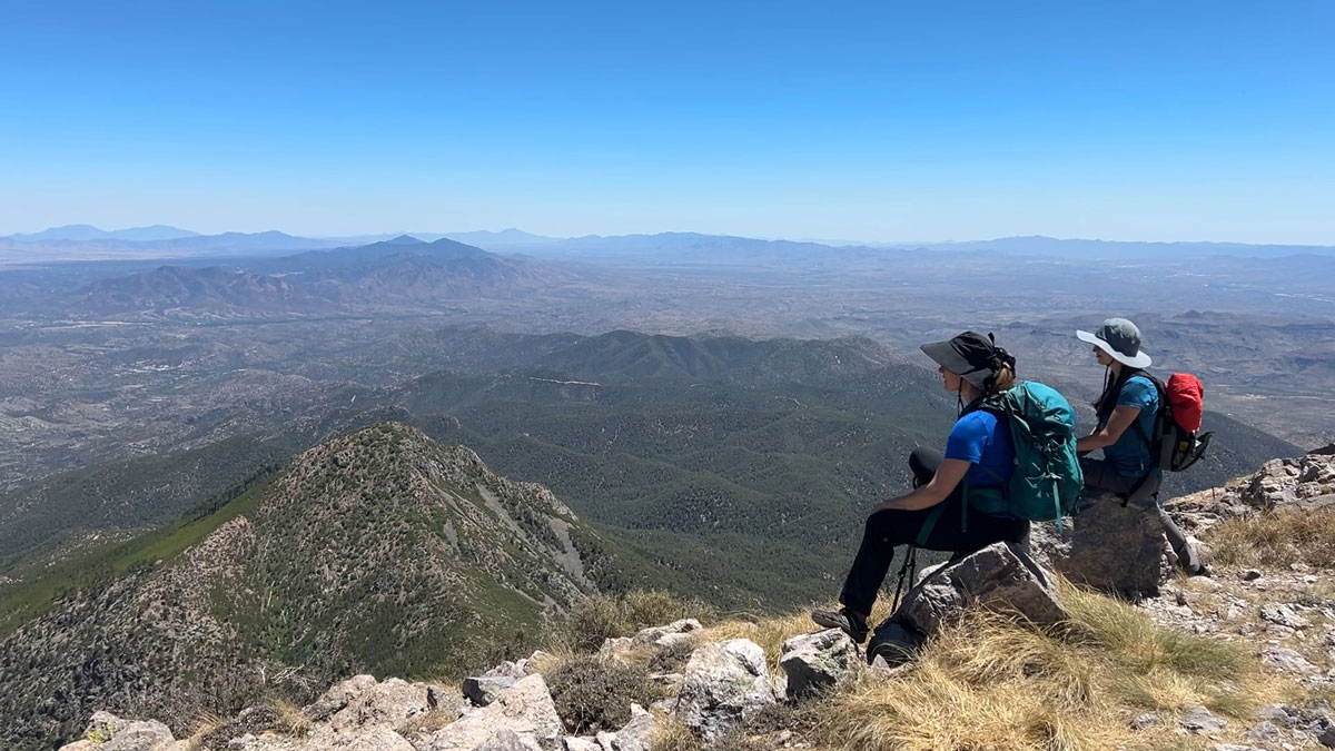 Summit of Mount Wrightson in southern Arizona