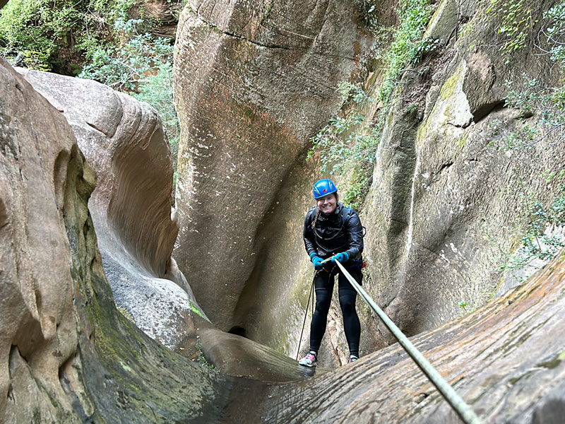 Illusions Canyon rappel 11