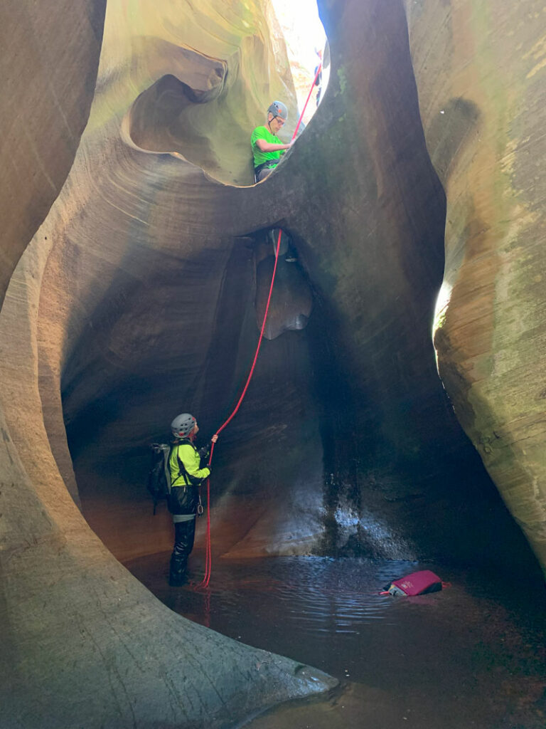 Illusions Canyon rappel 5