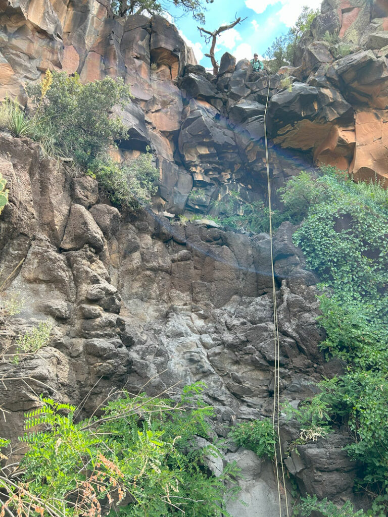 Jacob's Ladder Canyon Rappel 3