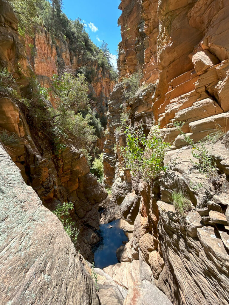 Jacob's Ladder Canyon Rappel 4