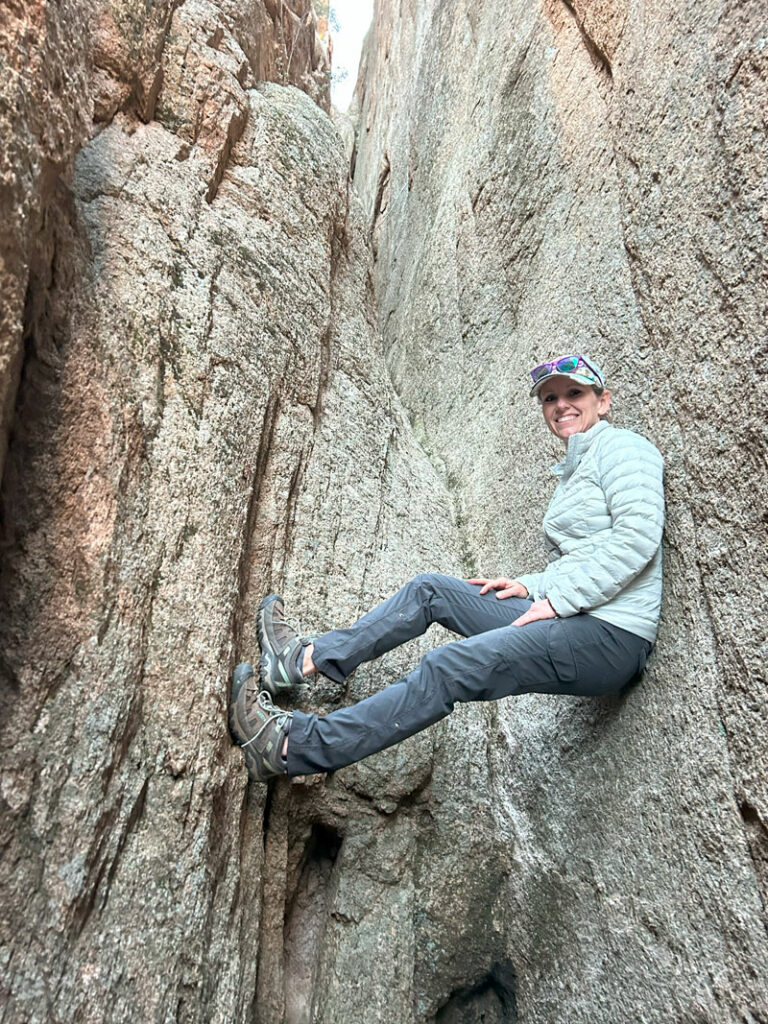 Stemming at Rockfellow Dome in Arizona