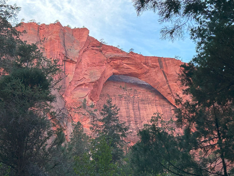 Kolob Arch in Zion National Park