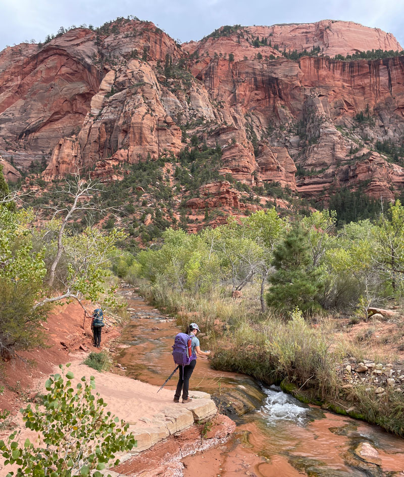 La Verkin Creek on the Zion Traverse