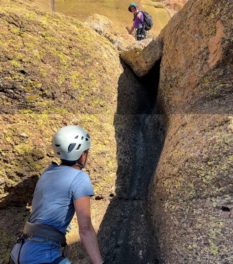 Foxtrot Canyon rappel 2